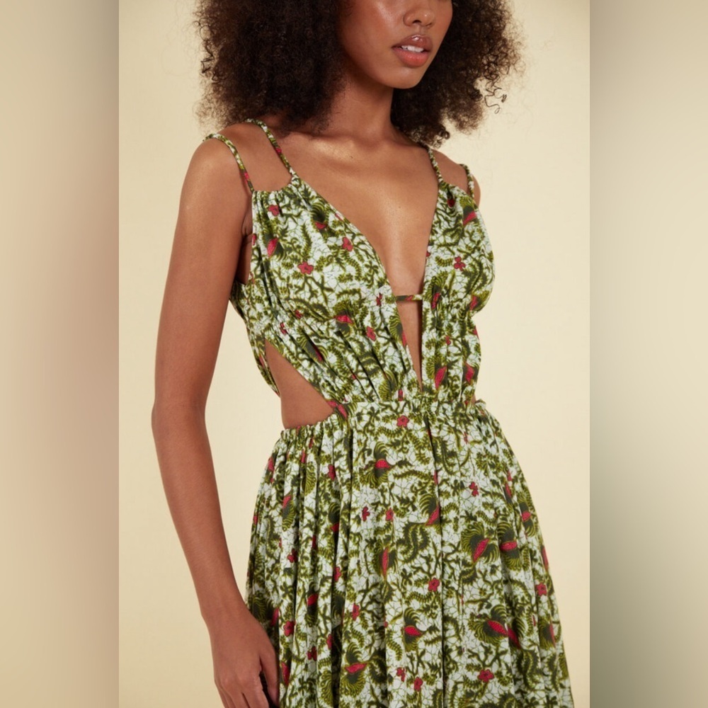 Charina Sarte Ibiza Cutout Midi Dress